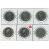 Image 2 : 6 Commemorative Canadian Nickel Dollars