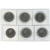 Image 2 : 6 Commemorative Canadian Nickel Dollars