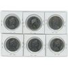 Image 2 : 6 Commemorative Canadian Nickel Dollars