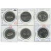 Image 1 : 6 Commemorative Canadian Nickel Dollars