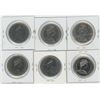 Image 2 : 6 Commemorative Canadian Nickel Dollars