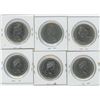 Image 2 : 6 Commemorative Canadian Nickel Dollars