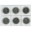 Image 2 : 6 Commemorative Canadian Nickel Dollars