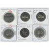 Image 1 : 6 Commemorative Canadian Nickel Dollars