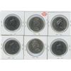 Image 2 : 6 Commemorative Canadian Nickel Dollars