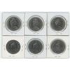 Image 2 : 6 Commemorative Canadian Nickel Dollars