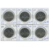 Image 1 : 6 Commemorative Canadian Nickel Dollars