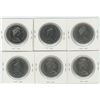 Image 2 : 6 Commemorative Canadian Nickel Dollars
