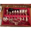 Image 3 : Silver plated cutlery in case B