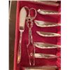 Image 4 : Silver plated cutlery in case B