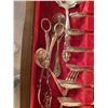 Image 5 : Silver plated cutlery in case B