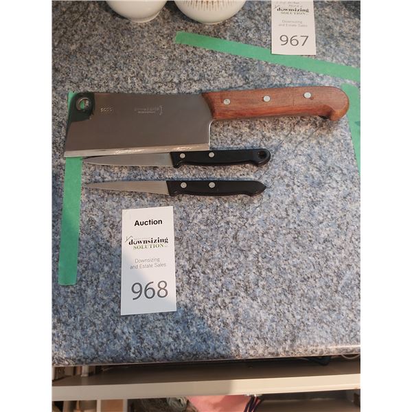 German cleaver, knives A