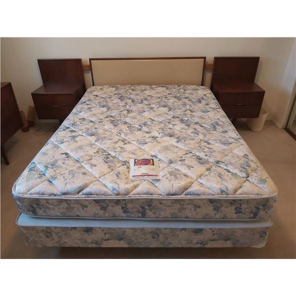 Mid century teak bed C