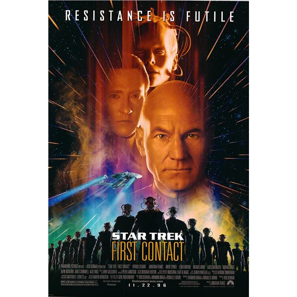 Star Trek: First Contact original 1996 vintage one sheet movie poster