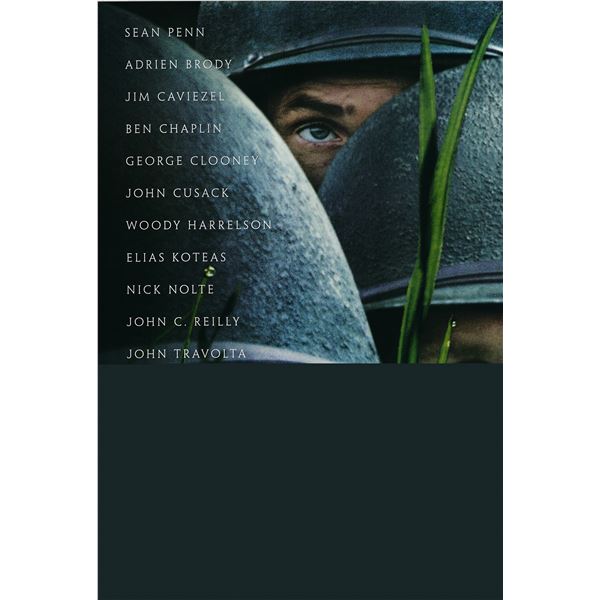 The Thin Red Line 1998 original one sheet movie poster