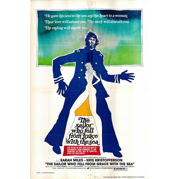 The Sailor Who Fell from Grace with the Sea original 1976 vintage one sheet movie poster