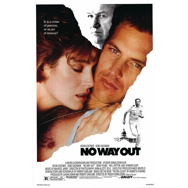 No Way Out 1987 original vintage movie poster