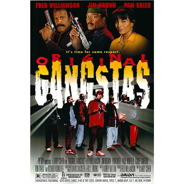 Original Gangstas original 1996 vintage one sheet movie poster