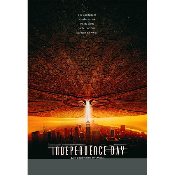 Independence Day 1996 original advance sheet movie poster