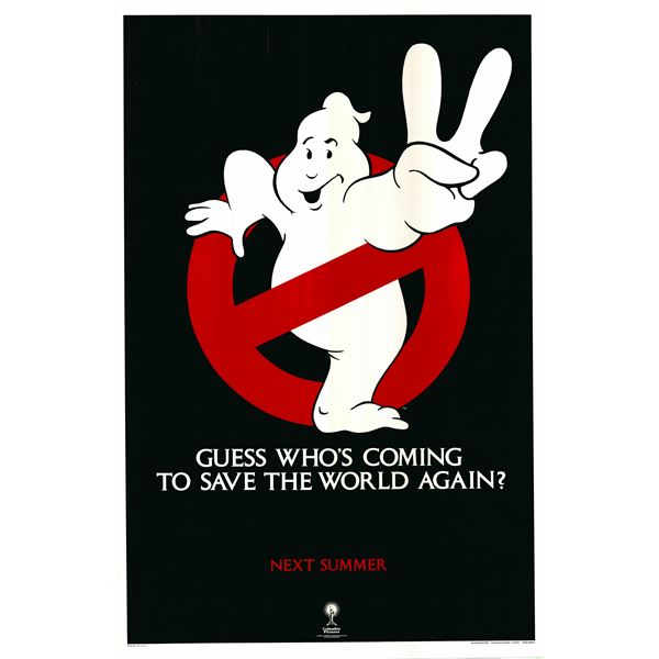 Ghostbusters II 1989 original vintage advance one sheet movie poster