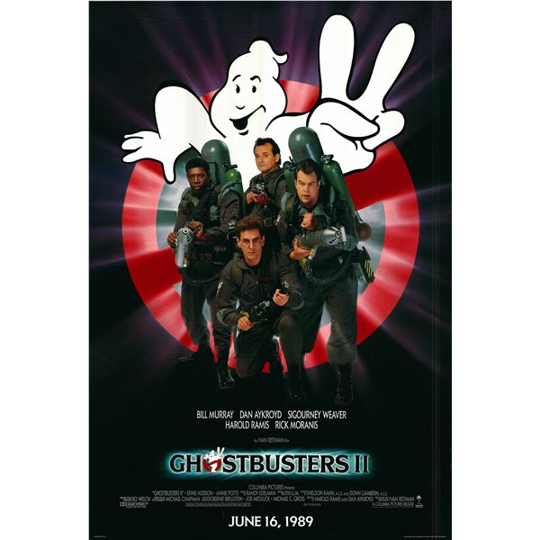 Ghostbusters II 1989 original vintage advance one sheet movie poster