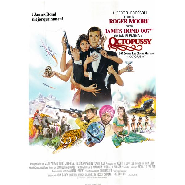 Octopussy 1983 original movie poster