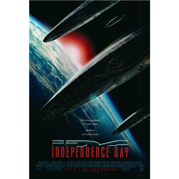 Independence Day 1996 original advance sheet movie poster
