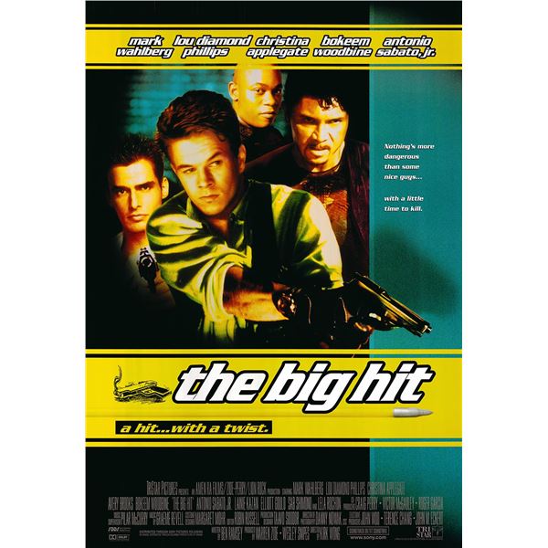 The Big Hit original 1998 vintage one sheet movie poster
