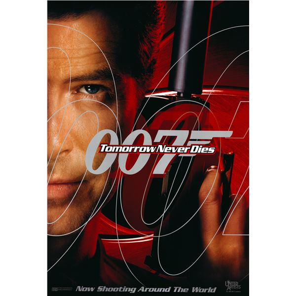 007 Tomorrow Never Dies 1997 original advance sheet movie poster