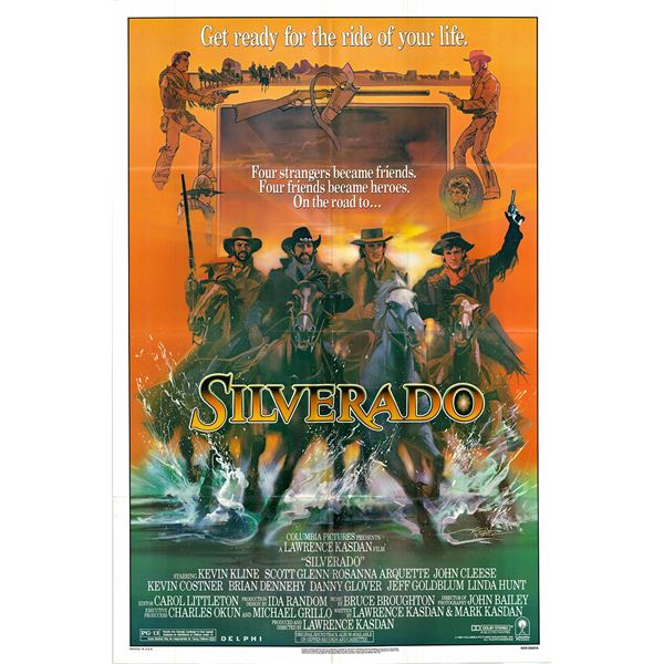 Silverado original 1985 vintage one sheet movie poster
