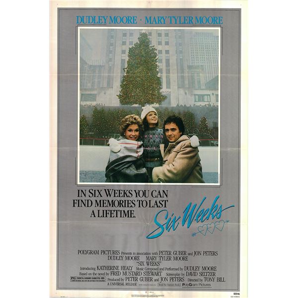 Six Weeks original 1982 vintage one sheet movie poster