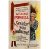 Image 1 : The Senator Was Indiscreet original 1947 vintage one sheet movie poster