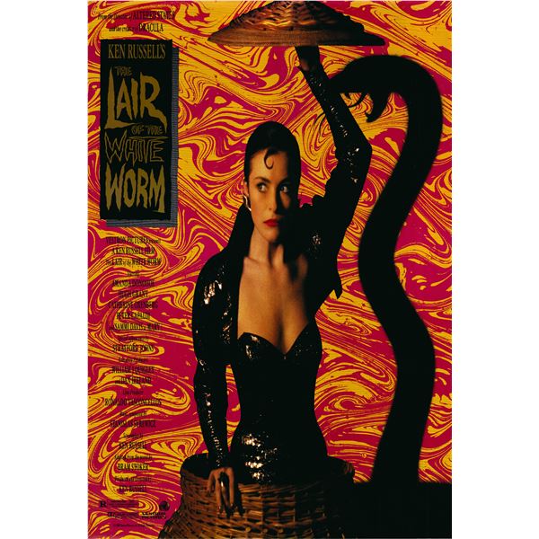 The Lair of the White Worm 1988 original vintage one sheet movie poster