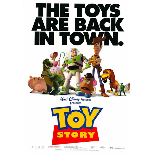 Toy Story original 1995 vintage one sheet movie poster