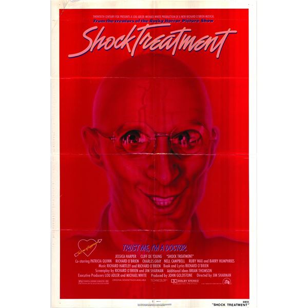 Shock Treatment original 1981 vintage one sheet movie poster