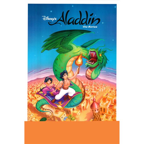 Aladdin 1992 original vintage one sheet TV poster