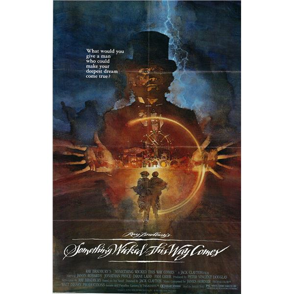 Something Wicked This Way Comes original 1982 vintage one sheet movie poster