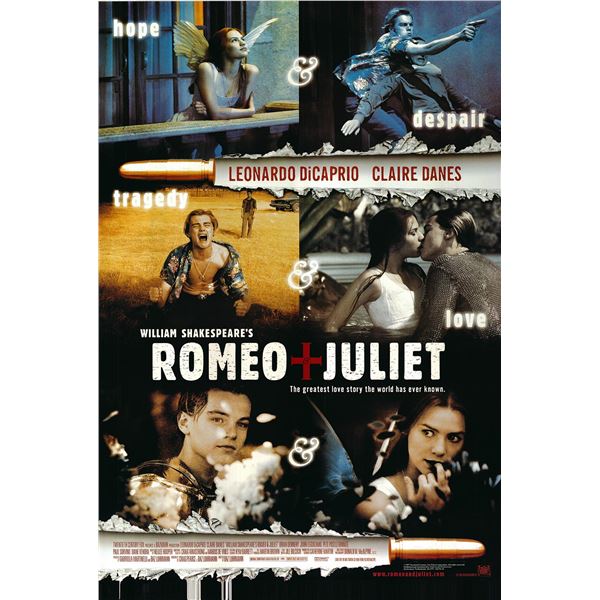 Romeo and Juliet original 1996 vintage one sheet movie poster