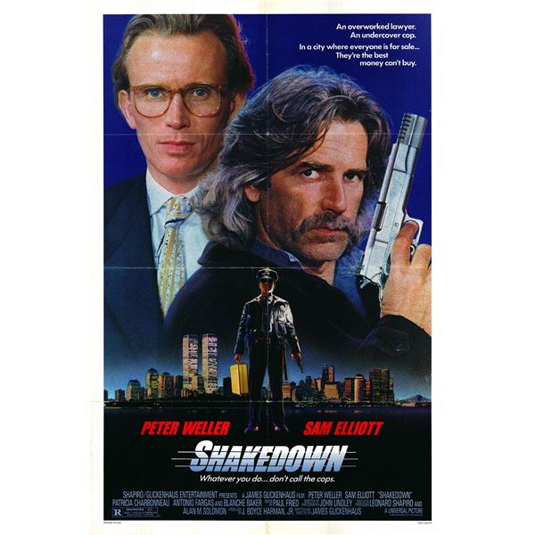 Shakedown original 1988 vintage one sheet movie poster