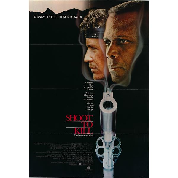 Shoot to Kill original 1987 vintage one sheet poster