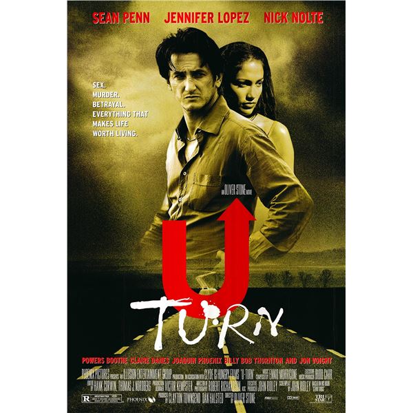 U Turn original 1997 vintage one sheet movie poster