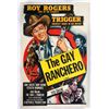 Image 1 : Gay Ranchero 1948 original vintage linen backed one sheet movie poster