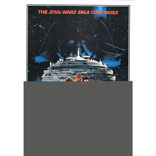 The Empire Strikes Back 1995R one sheet movie poster