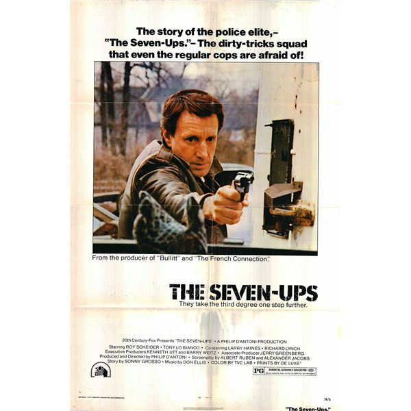 The Seven-Ups original 1974 vintage one sheet movie poster