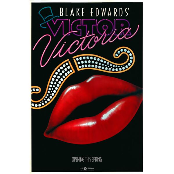 Victor/Victoria 1982 original advance one sheet movie poster