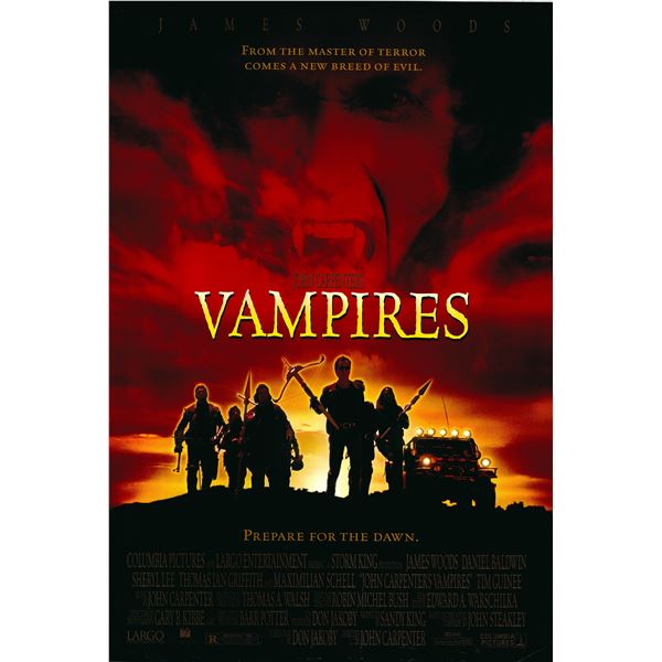 Vampires 1998 original one sheet movie poster