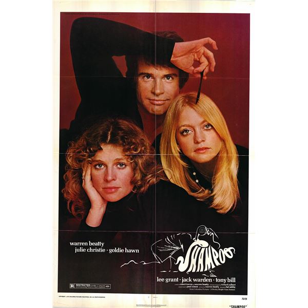 Shampoo original 1975 vintage one sheet movie poster
