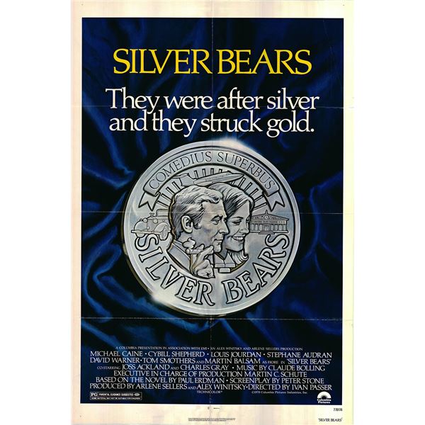 Silver Bears original 1977 vintage one sheet movie poster