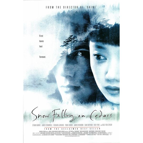Snow Falling on Cedars original 1999 vintage one sheet movie poster