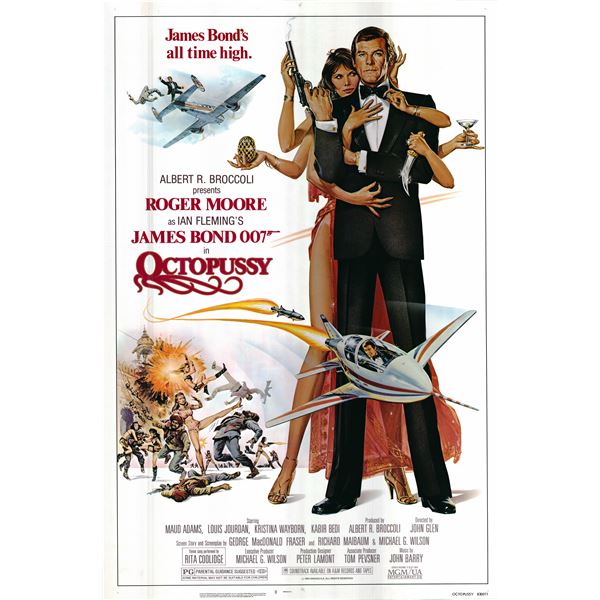 Octopussy 1983 original movie poster
